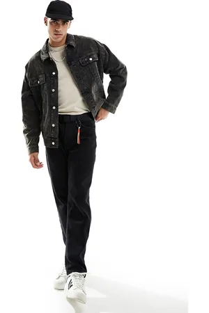 ASOS Oversized western cord jacket in acid wash