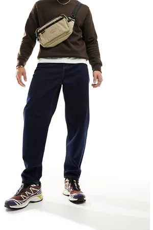 ASOS Relaxed tapered jeans in indigo wash
