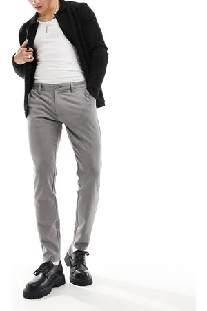 Only & Sons Smart tapered fit trouser in light