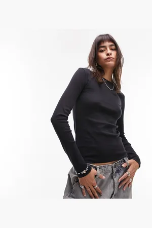 Topshop Slim long sleeve top in