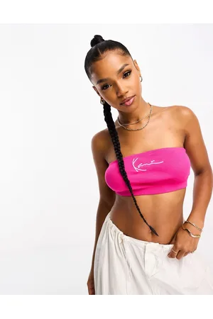 Karl Kani Small signature striped tube top in