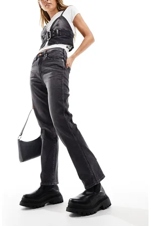 Wrangler Wild west high rise straight leg in washed