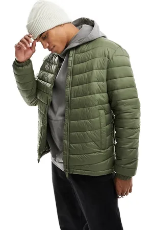 SELECTED Light padded jacket in khaki
