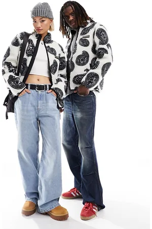 Napapijri Zip up paisley print fleece in