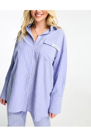 4th & Reckless Cabo cotton poplin striped shirt in