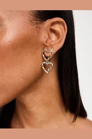 True Decadence Molten heart earrings in