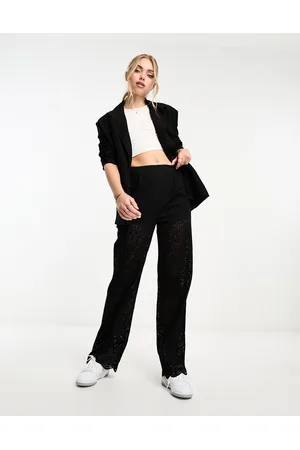 The Frolic Lace tailored wide leg trousers in co-ord