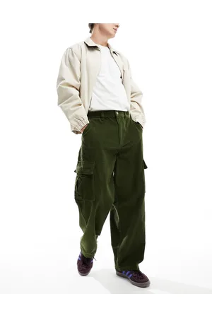 Obey Bigwig baggy corduroy cargos in