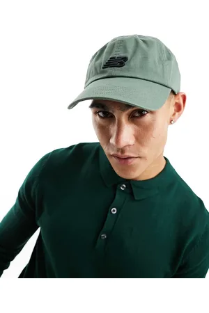 New Balance Cap with embroidered logo in olive