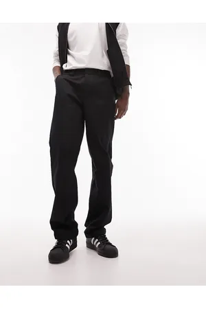 Topman Relaxed stacked trousers in