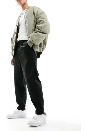 Fred Perry Waffle cord tapered trousers in night