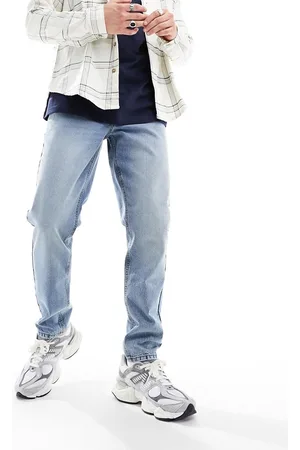 ASOS Vintage tapered jeans in light wash tint