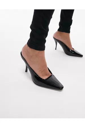 Topshop Eve heeled court shoe in