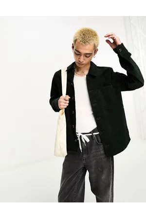 Fred Perry Waffle cord overshirt in night