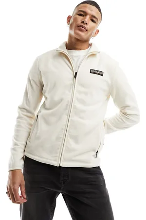 Napapijri Iaato zip up polar fleece in off
