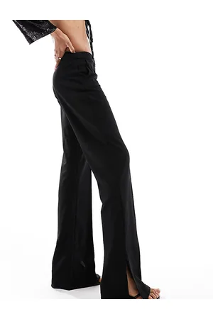 JDY Side slit trouser in