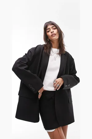 Topshop Co-ord extreme grandad blazer in