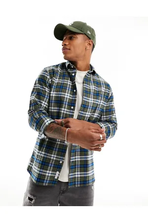 Tommy Hilfiger Brushed tommy tartan small shirt in putting / multi