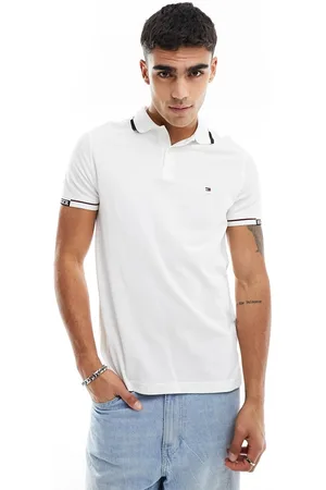 Tommy Hilfiger Hilfiger cuff slim fit polo in