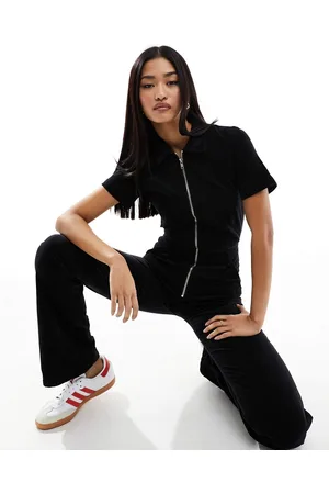 MANGO Cord jumpsuit in