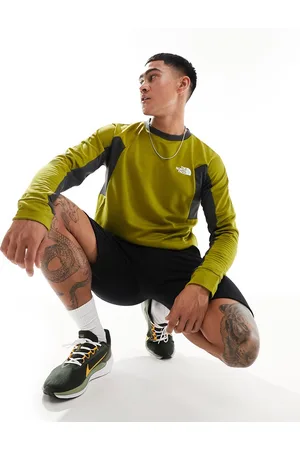 The North Face Training Mountain Athletic fleece sweatshirt in khaki
