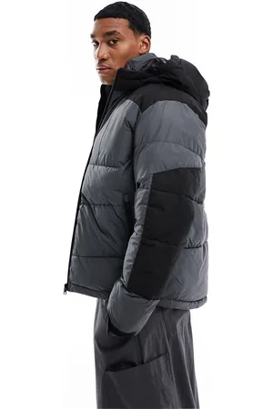 JACK & JONES Puffer jacket with contrast blocking in
