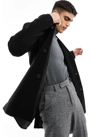 Only & Sons Wool mix overcoat in