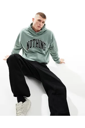 Good For Nothing Applique varsity hoodie in