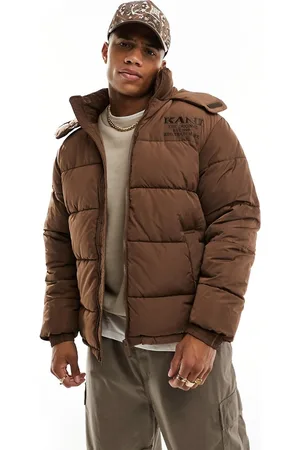Karl Kani Retro hooded puffer jacket in