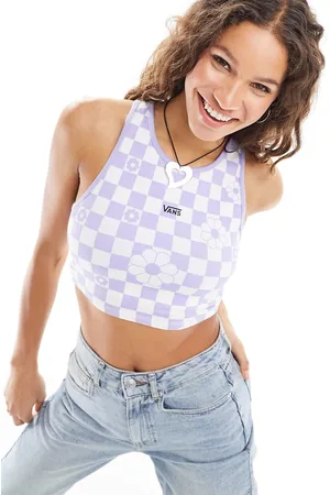 Vans Longline racerback print bralette
