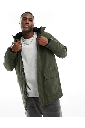 JACK & JONES Parka jacket in khaki
