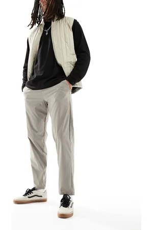 JACK & JONES Tech trouser in tapered fit with split hem in