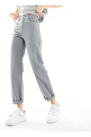 Pull&Bear Paperbag waist Mom jean in