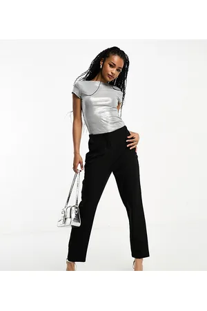 Extro & Vert Petite Highwaisted tailored trousers in
