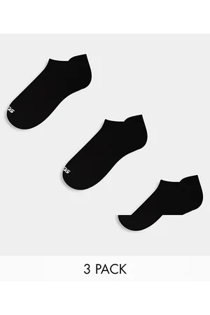 ASOS 3 pack trainer ankle sport socks in