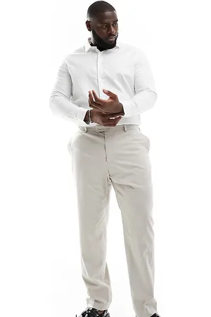 French Connection Formal plus smart trouser in stone