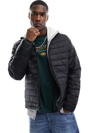JACK & JONES Funnel neck puffer jacket in