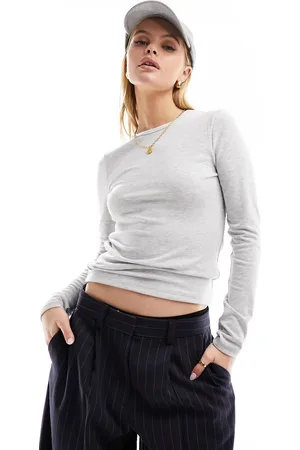 Abercrombie & Fitch Crew long sleeve top in