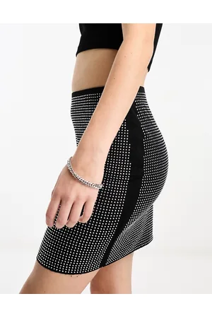 EDITED the label Diamante mini skirt co-ord in