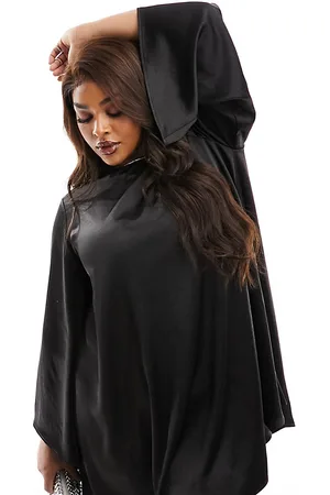 Flounce London Exaggerated sleeve mini dress in