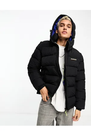 Napapijri Rick water-repellent puffer jacket with logo patches in