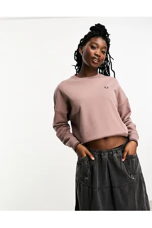 Fred Perry Tipped crew neck sweatshirt in