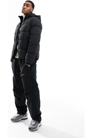 SELECTED Puffer jacket with hood in