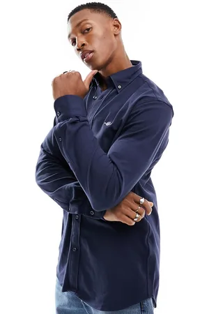 GANT Sheild logo jersey pique shirt in