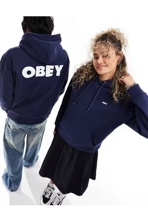 Obey Bold logo unisex hoodie in