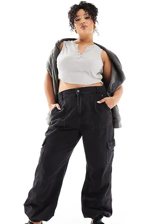 River Island Cuffed cargo jean in