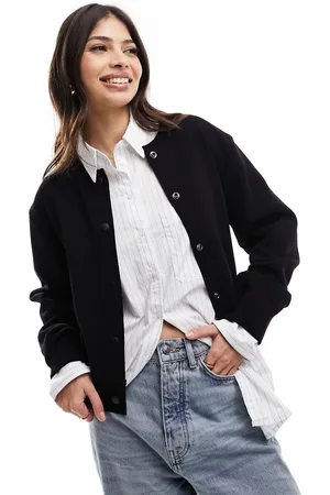 MANGO Bomber cardigan in