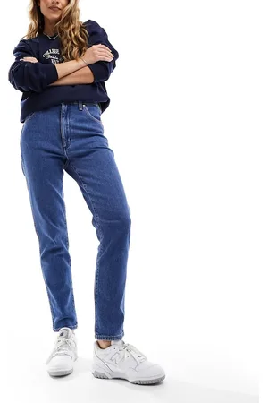 Wrangler Walker slim fit jeans in mid with cropped leg