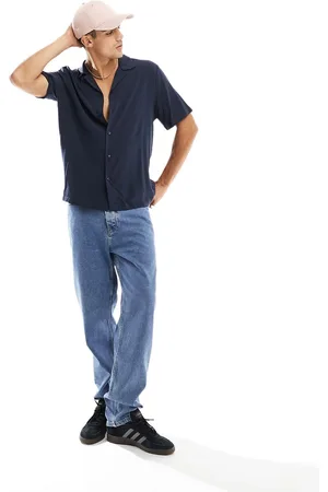 River Island Relaxed fit short sleeve shirt in