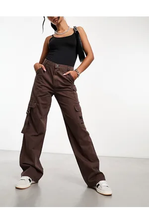 Karl Kani Retro wide leg cargo trousers in washed